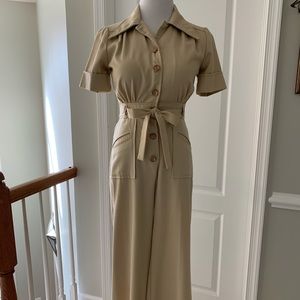 1976 vintage, short sleeve one piece jumpsuit